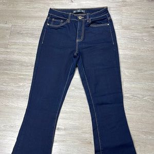 YSC Denim Jeans Sexy Flare High waist Jean 6LONG Size 38 Made In Brazil